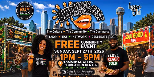 Buy Black Mecca Fest | FREE Dallas Community Festival