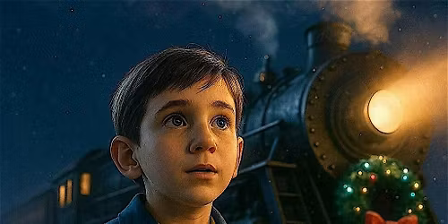 Night Out with The family Polar Express Movie Viewing