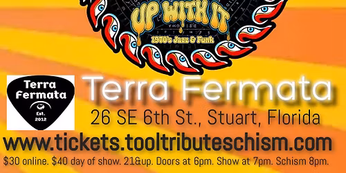 12\/4 Tool tribute Schism at Terra Fermata in Stuart, FL