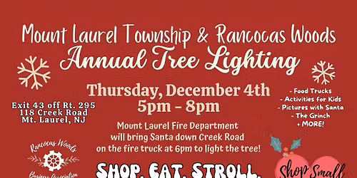 Mount Laurel Christmas Tree Lighting 