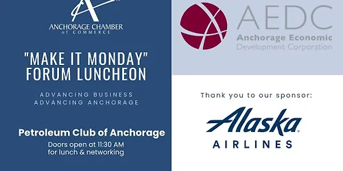 "Make it Monday" Forum Luncheon AEDC - Comprehensive Economic Development Strategy
