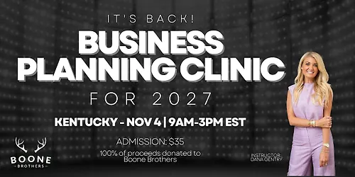 Business Planning Clinic 2027