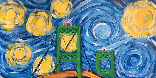 San Pedro Starry Night Paint & Sip at Warehouse 9