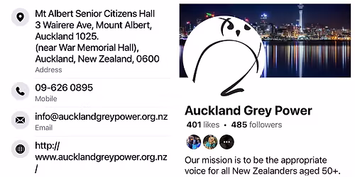 Auckland GreyPower Meeting