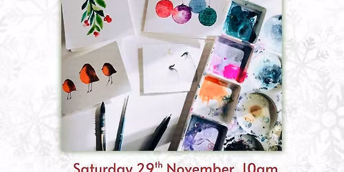Watercolour Christmas Card Workshop