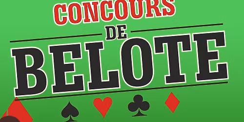 Concours de belote de l'US Chassigny