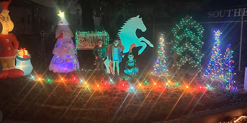 The Capay School's Ave of lights