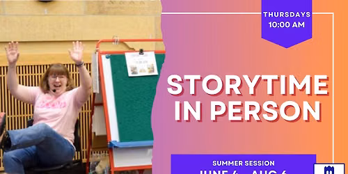 Storytime in Person - Summer 2026