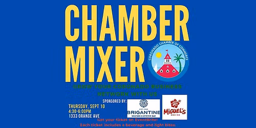 Coronado Chamber of Commerce's September Networking Mixer