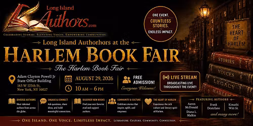 Long Island Authors at the Harlem Book Fair