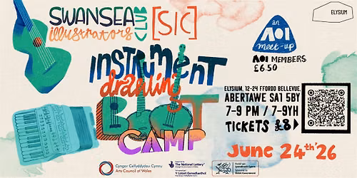 Swansea Illustrator\u2019s Club [SIC] Presents: Instrument Drawing Boot Camp