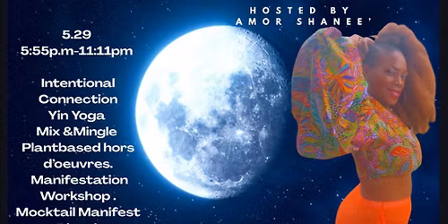 BLUE MOON DETROIT ! Manifestions Mocktails & Yin Yoga!\ud83e\uddd8\ud83c\udffe\u200d\u2640\ufe0f 