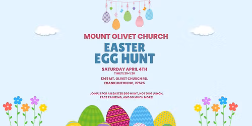 Mt Olivet Easter Egg Hunt