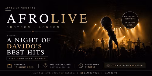 AfroLive: A Night of Davidos best hits