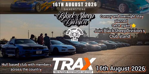 TRAX 2026 BLACKSHEEPDIVISION CLUB STAND