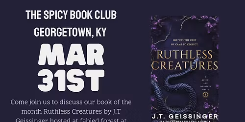 The spicy book club March meeting 