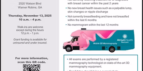 Mobile Mammogram Truck Day