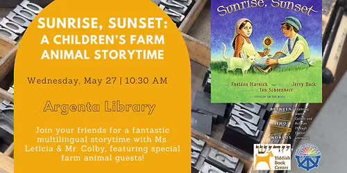 Sunrise, Sunset: A Children's Farm Animal Storytime