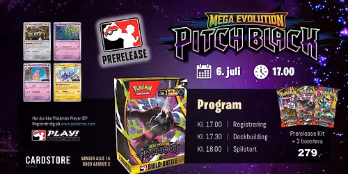 PRERELEASE | Pok\u00e9mon TCG: Mega Evolution - Pitch Black