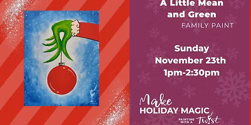 Family Paint - A Little Mean and Green