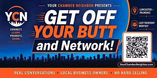 Get Off Your Butt and Network! Let's Talk Marketing