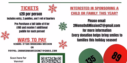 2Moms Quarter Auction to benefit 2Moms Angel Tree 2025