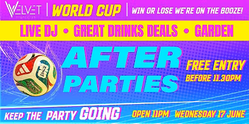 World Cup After Party - England vs Ghana