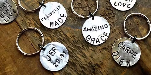 Metal Stamped Keychains