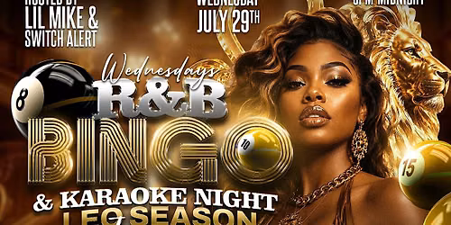 [LEO SEASON JUMPOFF] R&B BINGO + KARAOKE NIGHT  @ Brew City