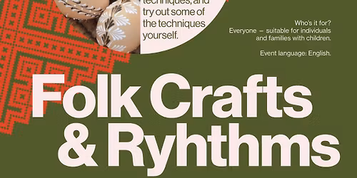 Folk Crafts and Rhythms-Easter Special