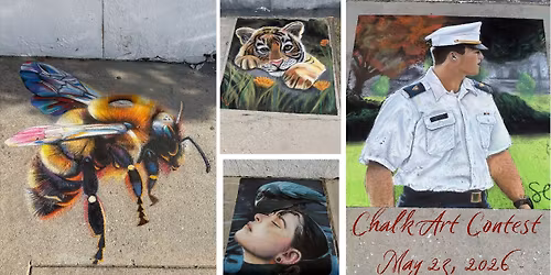 Chalk Art at Art on Main - Memorial Day Weekend