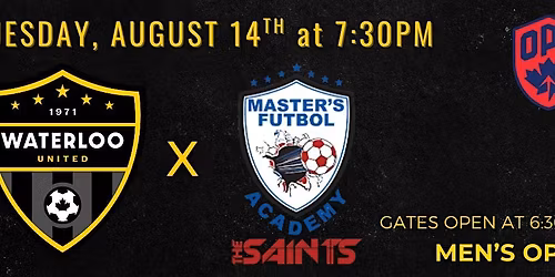 OPL2: Waterloo United Men vs Master's FA Saints Men
