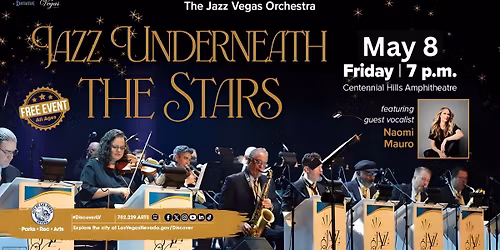 FREE CONCERT: JAZZ VEGAS ORCHESTRA Feat. NAOMI MAURO at Centennial Hills Park Amphitheater