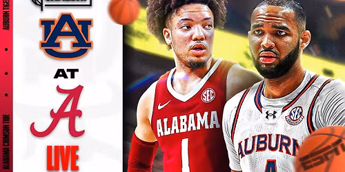 Auburn Tigers at Alabama Crimson Tide Mens Basketball at Coleman Coliseum