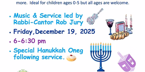 Hannukah Tot Shabbat