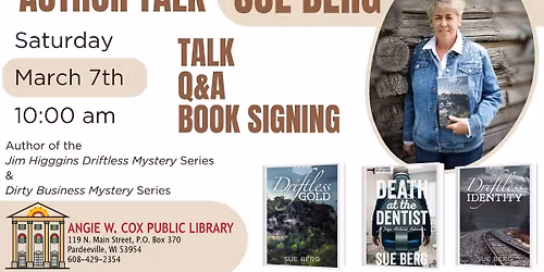 Sue Berg - Author Talk