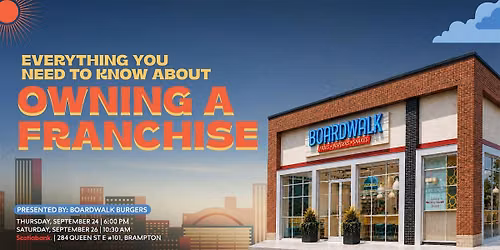 Boardwalk Burgers Franchise Information Seminar