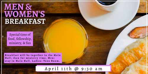 Men & Women's Breakfast