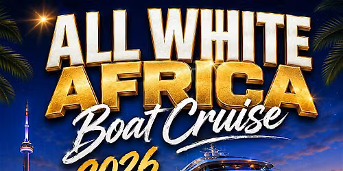 All white boat cruise