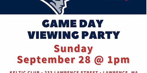 Pats vs Panthers Viewing Party