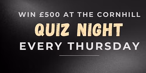 Speedquizzing at The Cornhill