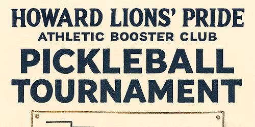 Lions\u2019 Pride Pickleball Tournament