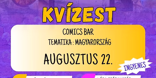 \ud83c\udded\ud83c\uddfa\ud83c\udf36\ufe0f MAGYARORSZ\u00c1G KV\u00cdZ a Comics Barban! | augusztus 22. | ingyenes\ud83c\udf7b\ud83e\udde0