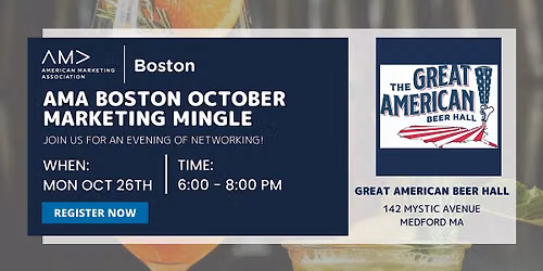 AMA Boston: October Marketing Mingle