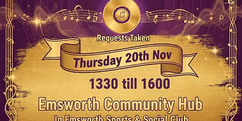 Golden Oldies music afternoon Requests taken