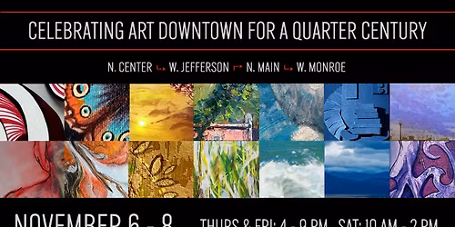 25th Annual Art Walk in Downtown Bloomington IL