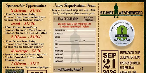 Stuart Weatherford Memorial Golf Tournament 