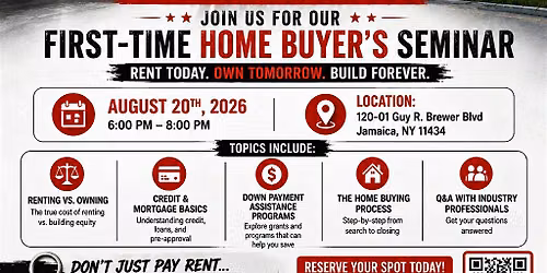 First Time Home Buyer's Seminar: Renting vs. Owning