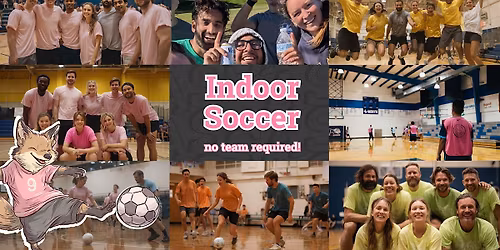 SAS Adult Saturday Morning Casual Indoor Soccer (7 week series)