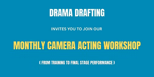 Monthly Camera Acting Workshop